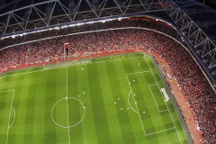 photographie aérienne drone événement sportif