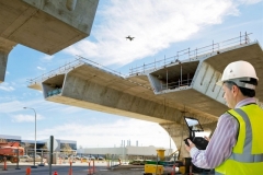 site survey suivi chantier par drone